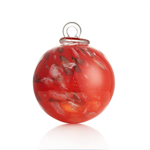 Divine BOULE DE NOËL - Rouge, blanc et cuivré
