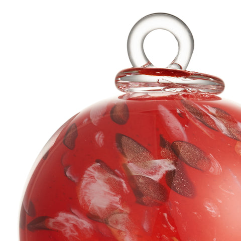 Divine BOULE DE NOËL - Rouge, blanc et cuivré