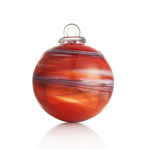 Elfes BOULE DE NOËL - Rouge, veiné blanc et noir