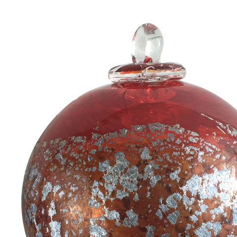 Mars rouge BOULE DE NOËL - Rouge, effets métalliques