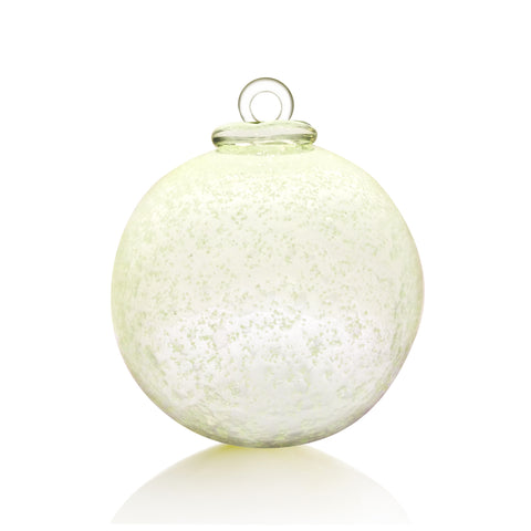 Planète Phosphorescente BOULE DE NOËL - Transparente poudrée phosphorescente