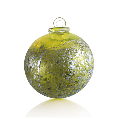 Saturne jaune BOULE DE NOËL - Jaune, gris métallique