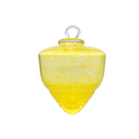 Décoration de Noël Toupie jaune - jaune