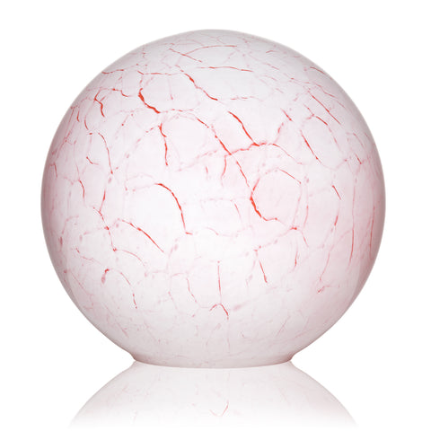 Lampe à poser GLOBE rouge - blanc et rouge
