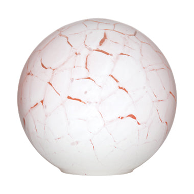 Lampe à poser GLOBE orange - Blanc et orange