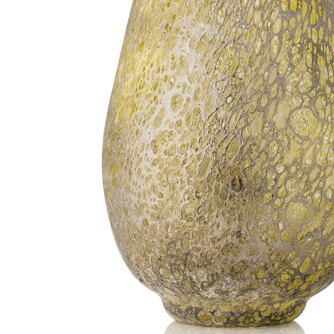Lampe Styx à poser CRATÈRE Jaune/argent - Jaune/argent