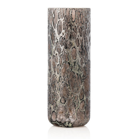Vase haut Velvet CRATÈRE noir/argent - noir/argent