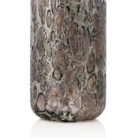 Vase haut Velvet CRATÈRE noir/argent - noir/argent