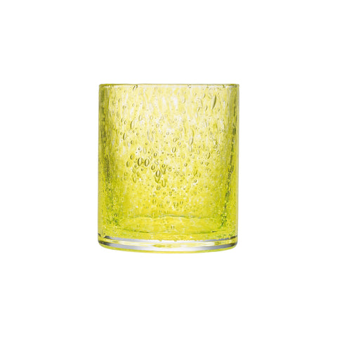 Lot de 6 Gobelets à whisky CRAFT bullé jaune - Jaune