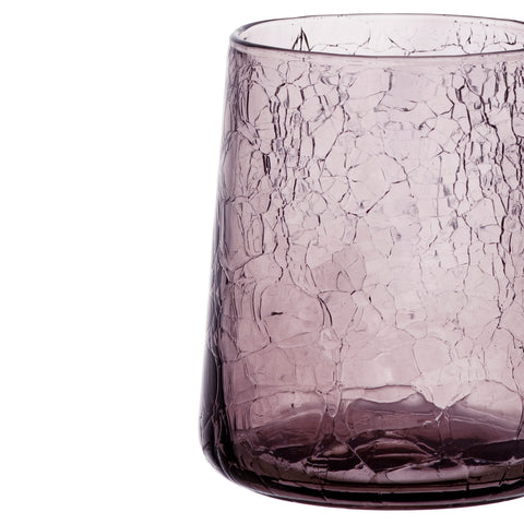 Verre à whisky FUJI - amethyste-craquele