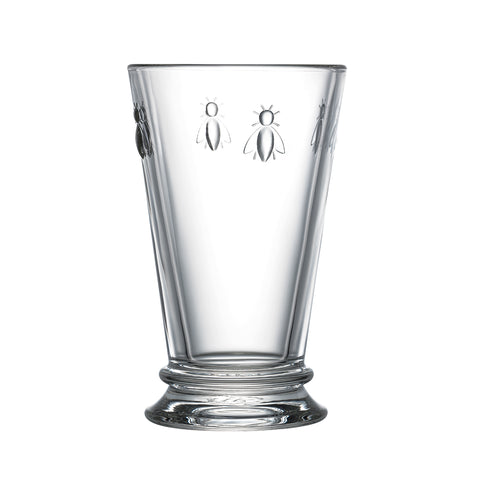 Lot de 6 long drink ABEILLE - transparent