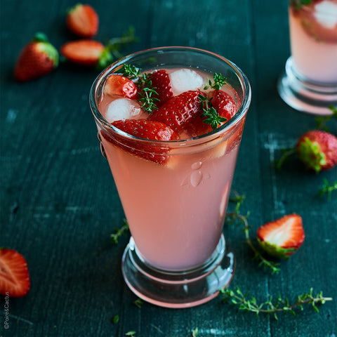 Set mit 6 ABEILLE-Longdrinks