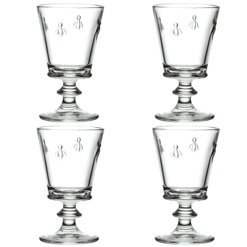 Ensemble de 4 Verres à pied et 4 Gobelets BOX ABEILLE
