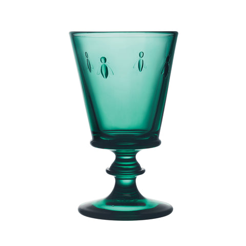 Lot de 6 verres à vin ABEILLE EMERAUDE - Emeraude