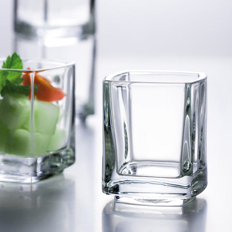 Lot de 6 Mises en bouche KUBE - transparent