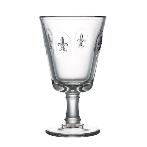 Lot de 6 Verres à vin FLEUR DE LYS - transparent