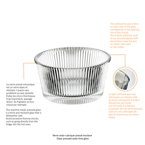 Lot de 6 Coupes SWEET - transparent