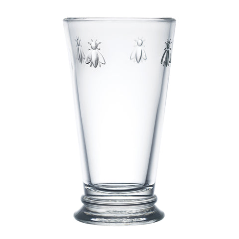 Lot de 6 maxi long drink ABEILLE - transparent