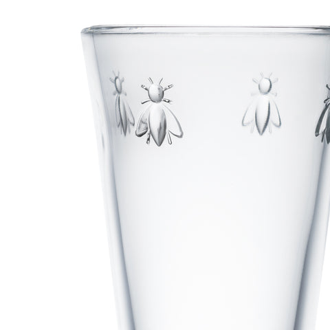 Lot de 6 maxi long drink ABEILLE - transparent