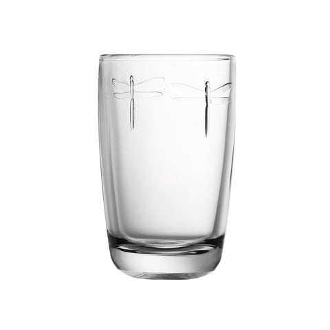 Lot de 6 Long drink LIBELLULES - transparent