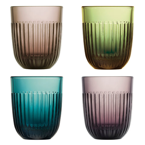 Coffret de 4 gobelets OUESSANT couleurs - Aubergine-Moka-Vert Olive-Bleu nuit
