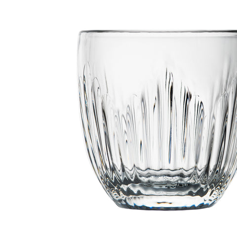 Lot de 6 tasses expresso jeux d'orgues TROQUET - transparent
