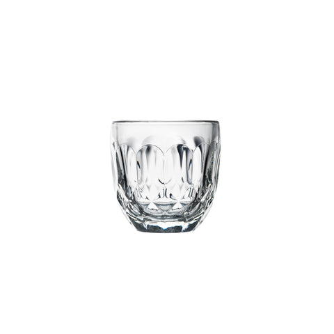 Lot de 6 tasses expresso facettes TROQUET - transparent
