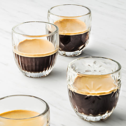 Coffret de 4 tasses TROQUET - transparent