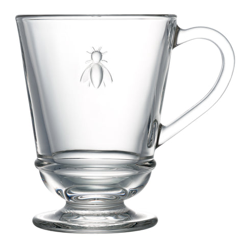Lot de 6 mugs ABEILLE uni - transparent