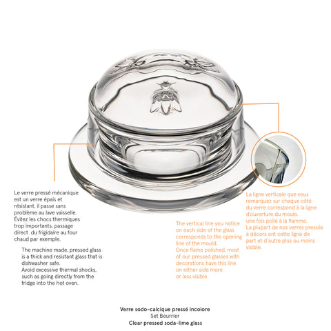 Beurrier ABEILLE - transparent