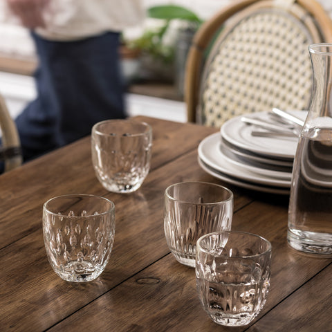 Lot de 6 gobelets Géométriques TROQUET - Transparent