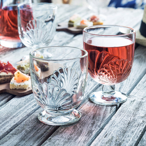 lot de 6 verres à pied BELLE-ÎLE - transparent