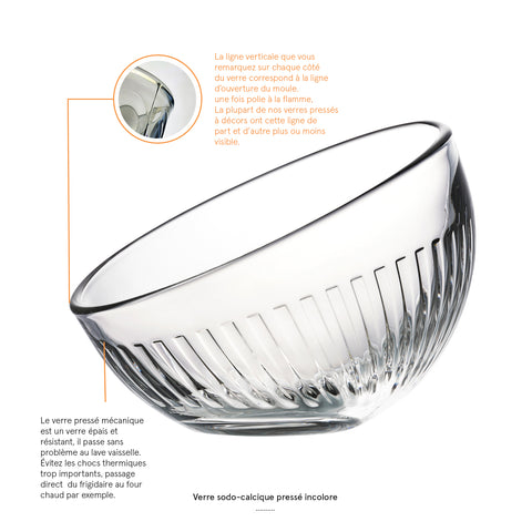lot de 6 coupes OUESSANT - transparent