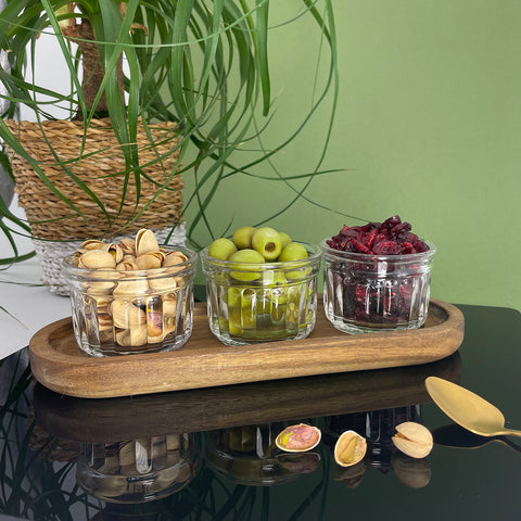 Set Apéro DÉLICE - Transparent et bois