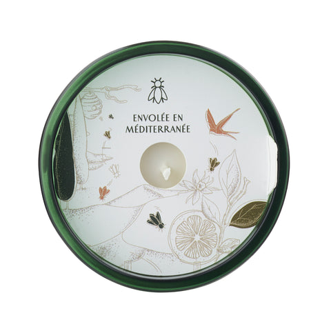 Bougie Envolée en Méditerrannée ABEILLE Bougie - Vert émeraude