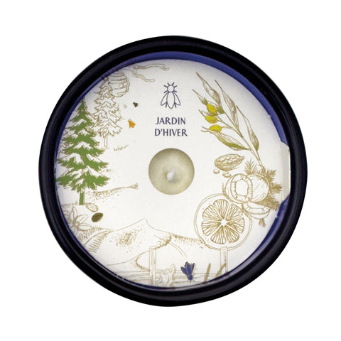 Bougie Jardin d'hiver ABEILLE - Bleu