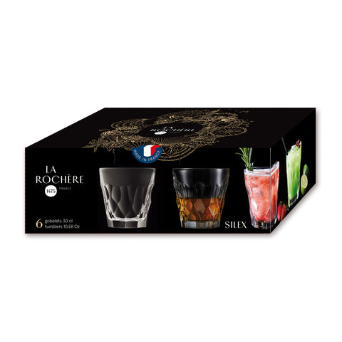 Lot de 6 Gobelets SILEX - transparent