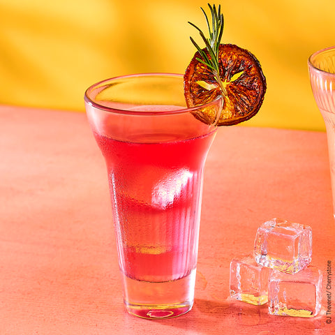 Lot de 6 Verres à pastis MARIUS CALANQUES Strié bas - Transparent