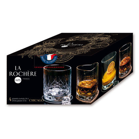 Coffret 4 gobelets CHICAGO