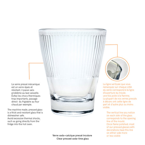 Lot de 6 verres à café Expresso HUGO - Transparent