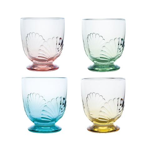 Set de 4 gobelets  BELLE-ÎLE couleurs assorties