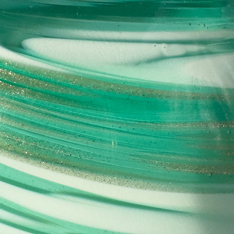 veinée verte et aventurine BOULE DE NOEL