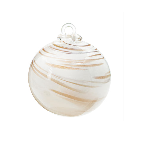 blanche aventurine BOULE DE NOEL