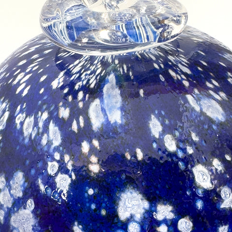 Cratère bleu BOULE DE NOËL