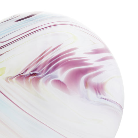 Lampe à poser GLOBE Boréale - Blanc, purpre, rose, bleu azur et vert cru