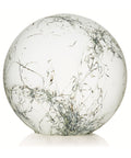 Lampe à poser ALBATRE Globe albatre - blanc, filaments métaliques