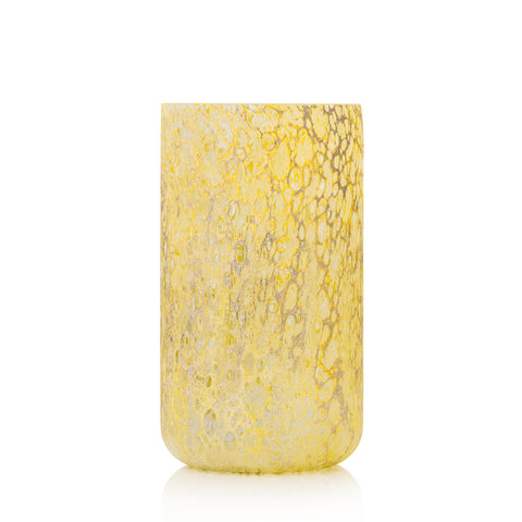 Vase moyen Velvet CRATÈRE jaune/argent - jaune/argent