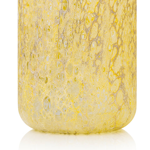 Vase moyen Velvet CRATÈRE jaune/argent - jaune/argent