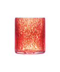 Lot de 6 gobelets à whisky CRAFT bullé rouge - Rouge