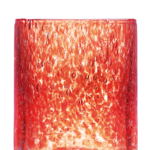 Lot de 6 gobelets à whisky CRAFT bullé rouge - Rouge